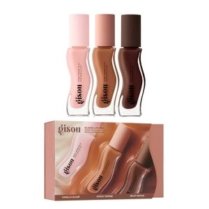 NIB Gisou Glazed Lips Trio Limited Edition Honey Lip Oils